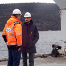 26. mars: Kronprinsen besøker produksjonsanlegget til bedriften Eco-1 på Sætre i Hurum. Foto: Sven Gj. Gjeruldsen, Det kongelige hoff.